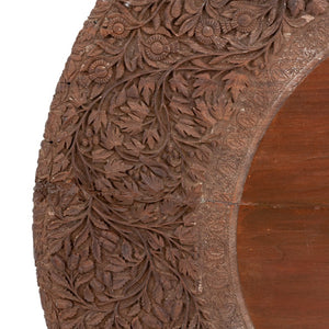 Aesthetic Movement Floral Motif Carved Medallion (9742195360051)