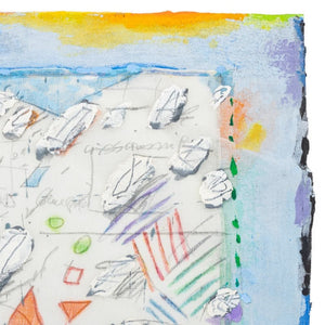 Elfi Schuselka "Yellow Triangle II" Mixed Media (9756665053491)