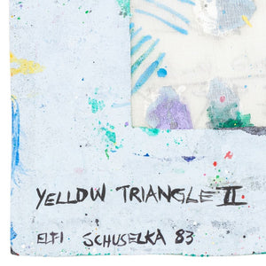 Elfi Schuselka "Yellow Triangle II" Mixed Media (9756665053491)