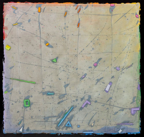 Elfi Schuselka Untitled Mixed Media on Tarlatan