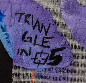 Elfi Schuselka "Triangle in 5" Mixed Media on Mesh (9768431190323)