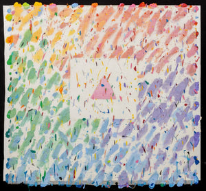 Elfi Schuselka "Triangle in 5" Mixed Media on Mesh (9768431190323)
