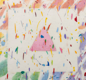 Elfi Schuselka "Triangle in 5" Mixed Media on Mesh (9768431190323)