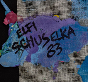Elfi Schuselka "Triangle in 5" Mixed Media on Mesh (9768431190323)