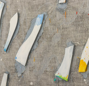 Elfi Schuselka Abstract Composition Mixed Media (9757690233139)