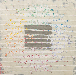 Elfi Schuselka Abstract Composition Acrylic & Mesh (9768443019571)