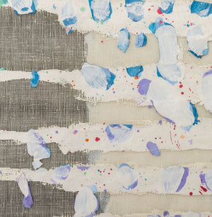 Elfi Schuselka Abstract Composition Acrylic & Mesh (9768443019571)