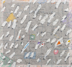 Elfi Schuselka "Triangle in Yellow I" Mixed Media (9760951238963)