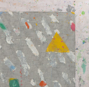 Elfi Schuselka "Triangle in Yellow I" Mixed Media (9760951238963)