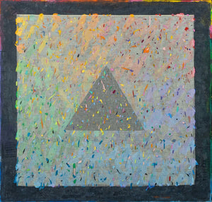 Elfi Schuselka "Triangle in Square #4" Mixed Media (9757698392371)
