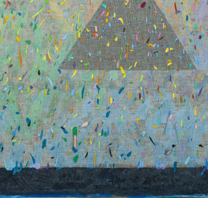 Elfi Schuselka "Triangle in Square #4" Mixed Media (9757698392371)