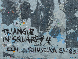 Elfi Schuselka "Triangle in Square #4" Mixed Media (9757698392371)