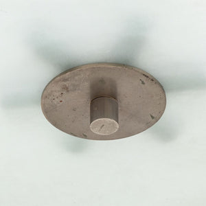 Space Age Aluminum and Glass Saucer Chandelier (9783257432371)