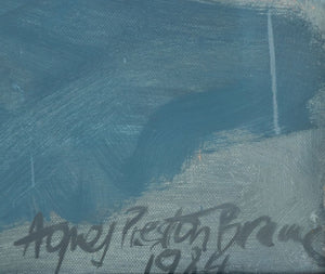 Agnes Preston-Brame Portrait of a Man Oil, 1984 (9806485029171)