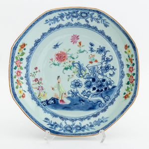 Chinese Export Porcelain Octagonal Dish, ca. 1750 (9805729792307)