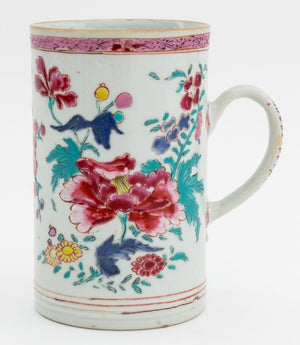 Chinese Export Famille Rose Porcelain Tankard (9806455210291)