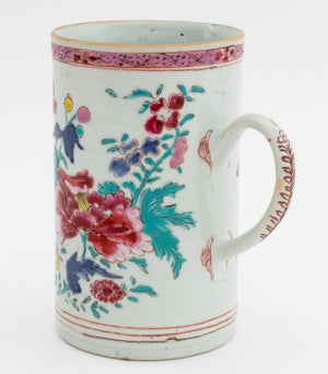 Chinese Export Famille Rose Porcelain Tankard (9806455210291)
