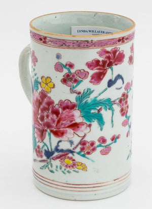 Chinese Export Famille Rose Porcelain Tankard (9806455210291)