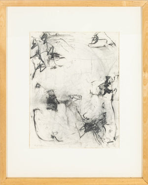 Robert O'Meara Abstract Expressionist Charcoal (9759974293811)