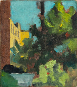 Robert O'Meara Miniature Cityscape Oil on Board (9747203850547)