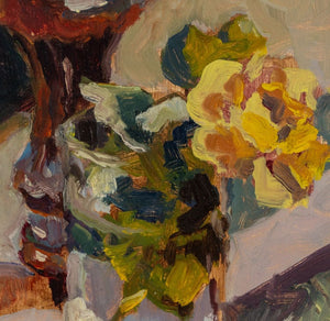 Robert O'Meara Still Life of Flower Oil on Board (9769291907379)