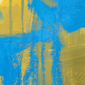 Robert O'Meara Abstract Composition in Blue Oil (9756618424627)