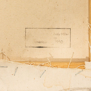 Andy Miller Abstract Composition Oil on Canvas (9760875184435)