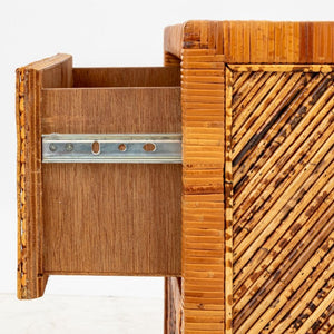 Gabriella Crespi Style Pencil Reed Nightstand (9806524973363)