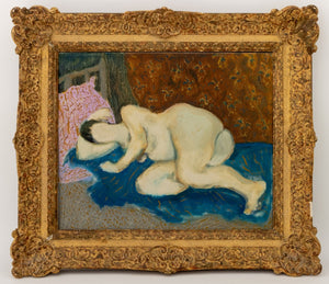 Manfred Schwartz Reclining Nude Oil on Canvas (9756518646067)
