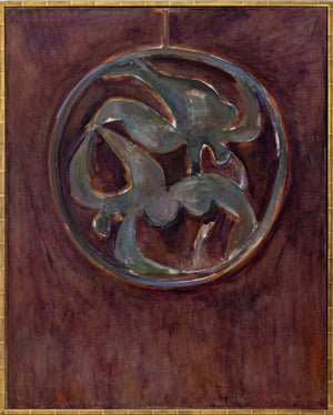 Manfred Schwartz The Ring in Plum Oil on Canvas (9756470608179)