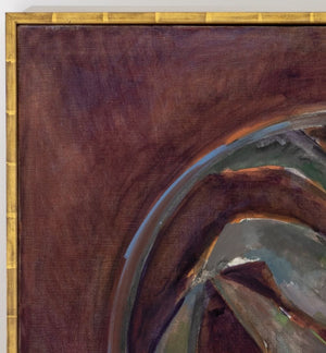 Manfred Schwartz The Ring in Plum Oil on Canvas (9756470608179)