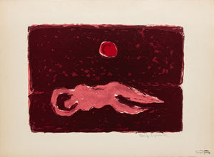 Manfred Schwartz "August Moon" Lithograph in Color (9771703075123)