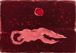 Manfred Schwartz "August Moon" Lithograph in Color (9771703075123)