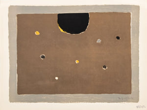 Manfred Schwartz "Somber Planet" Lithograph (9771725422899)