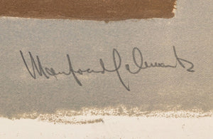 Manfred Schwartz "Somber Planet" Lithograph (9771725422899)