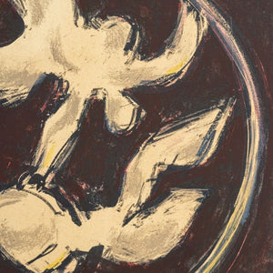 Manfred Schwartz The Ring in Plum Lithograph (9771743248691)