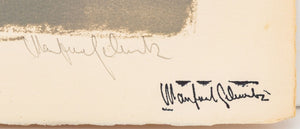 Manfred Schwartz "Somber Planet" Lithograph (9771749507379)