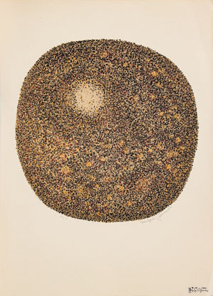 Manfred Schwartz Tondo Etretat Lithograph (9771754455347)