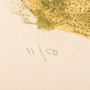 Manfred Schwartz "Green Serration" Lithograph (9771761598771)