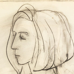 Manfred Schwartz Portrait of Anne Sager Charcoal (9769253601587)