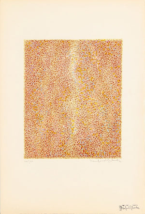 Manfred Schwawrtz Rivulets in Red Lithograph (9771796857139)