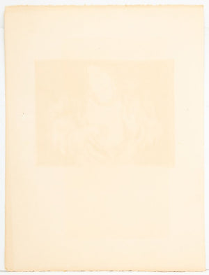 Manfred Schwartz Medrano Clown w Flower Lithograph (9771809505587)