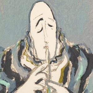 Manfred Schwartz Medrano Clown Clarinet Lithograph (9771818975539)