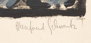 Manfred Schwartz Medrano Clown Clarinet Lithograph (9771818975539)
