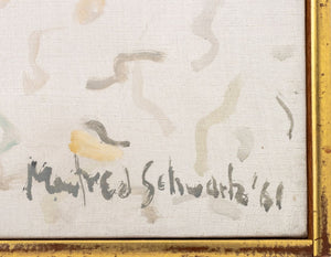 Manfred Schwartz "Etretat" Oil on Canvas, 1961 (9756474442035)