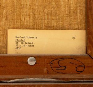 Manfred Schwartz "Etretat" Oil on Canvas, 1961 (9756474442035)