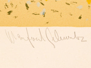 Manfred Schwartz "Frog at Etretat" Lithograph (9773504364851)