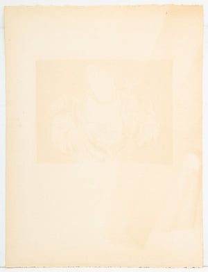 Manfred Schwartz Medrano Clown w Flower Lithograph (9771833033011)