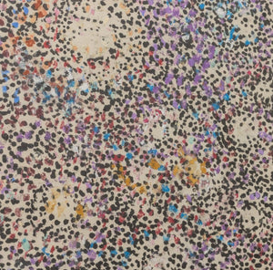 Manfred Schwartz Celestial Pointillist Gouache (9757909352755)