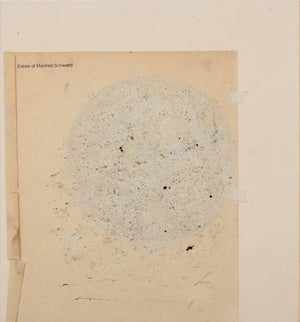 Manfred Schwartz Celestial Pointillist Gouache (9757909352755)
